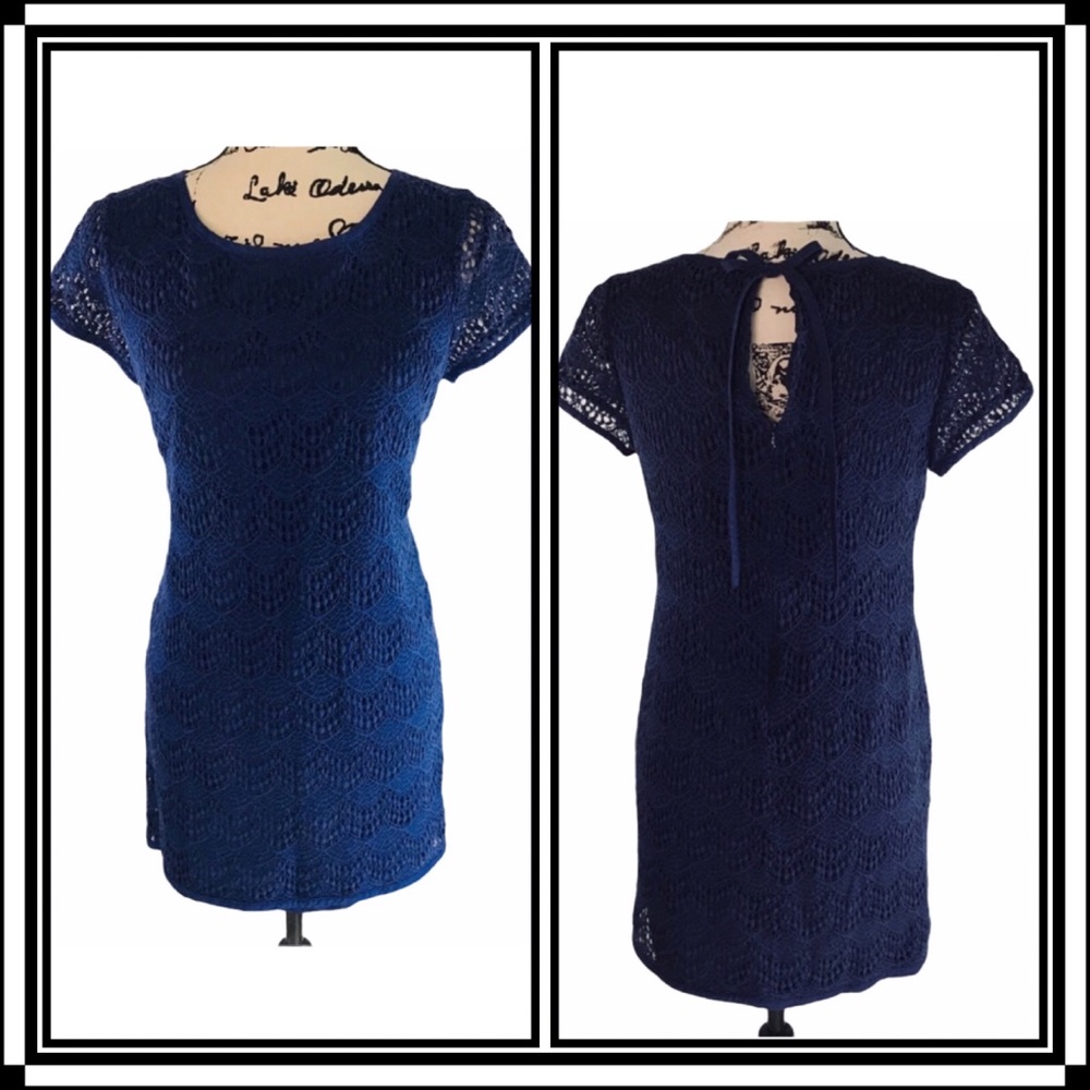LOFT | Lace Sheath Mini Dress  | Size 2
